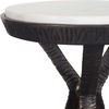 Tilton White Marble Accent Table thumbnail 5