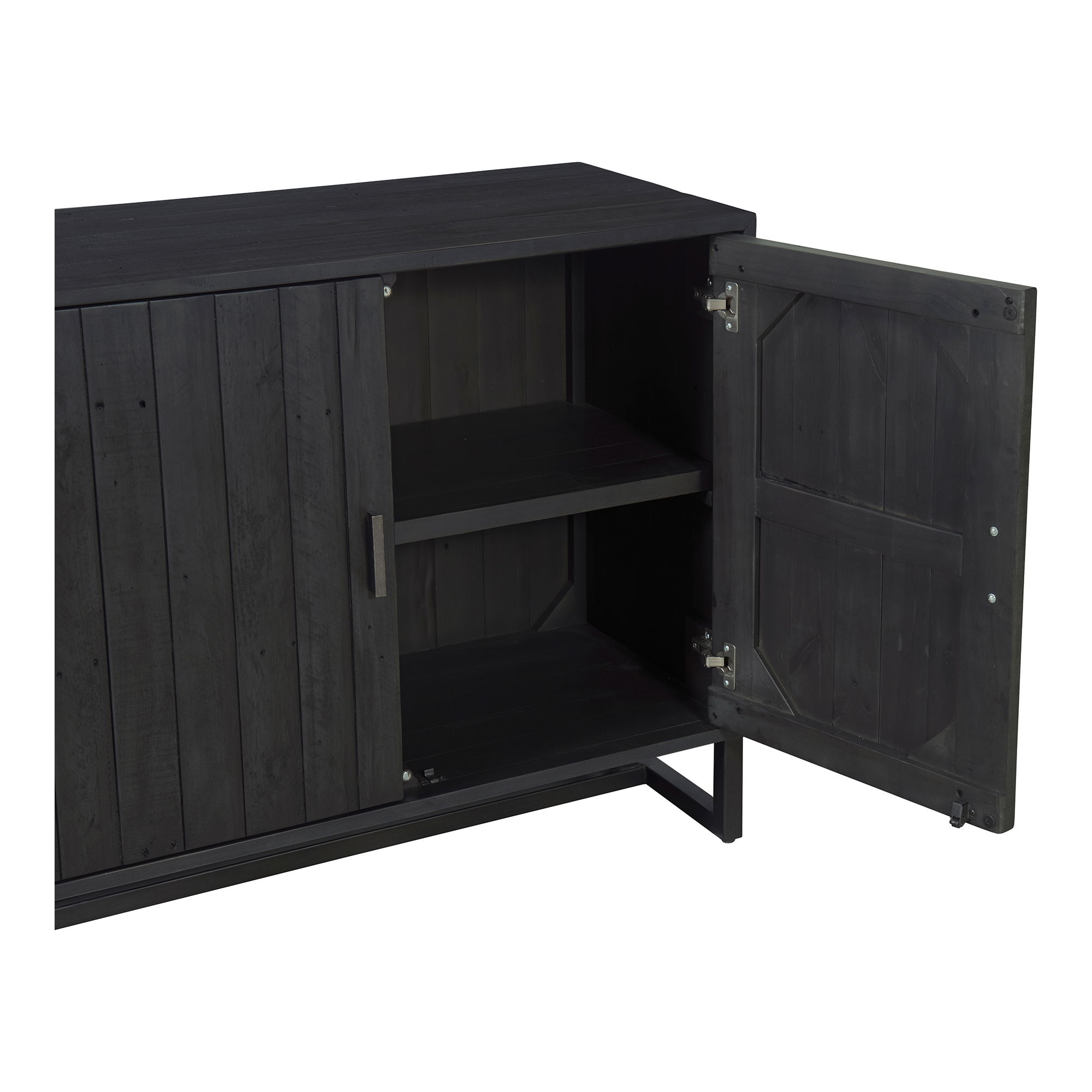 Sierra 2 Door Cabinet Black large image 