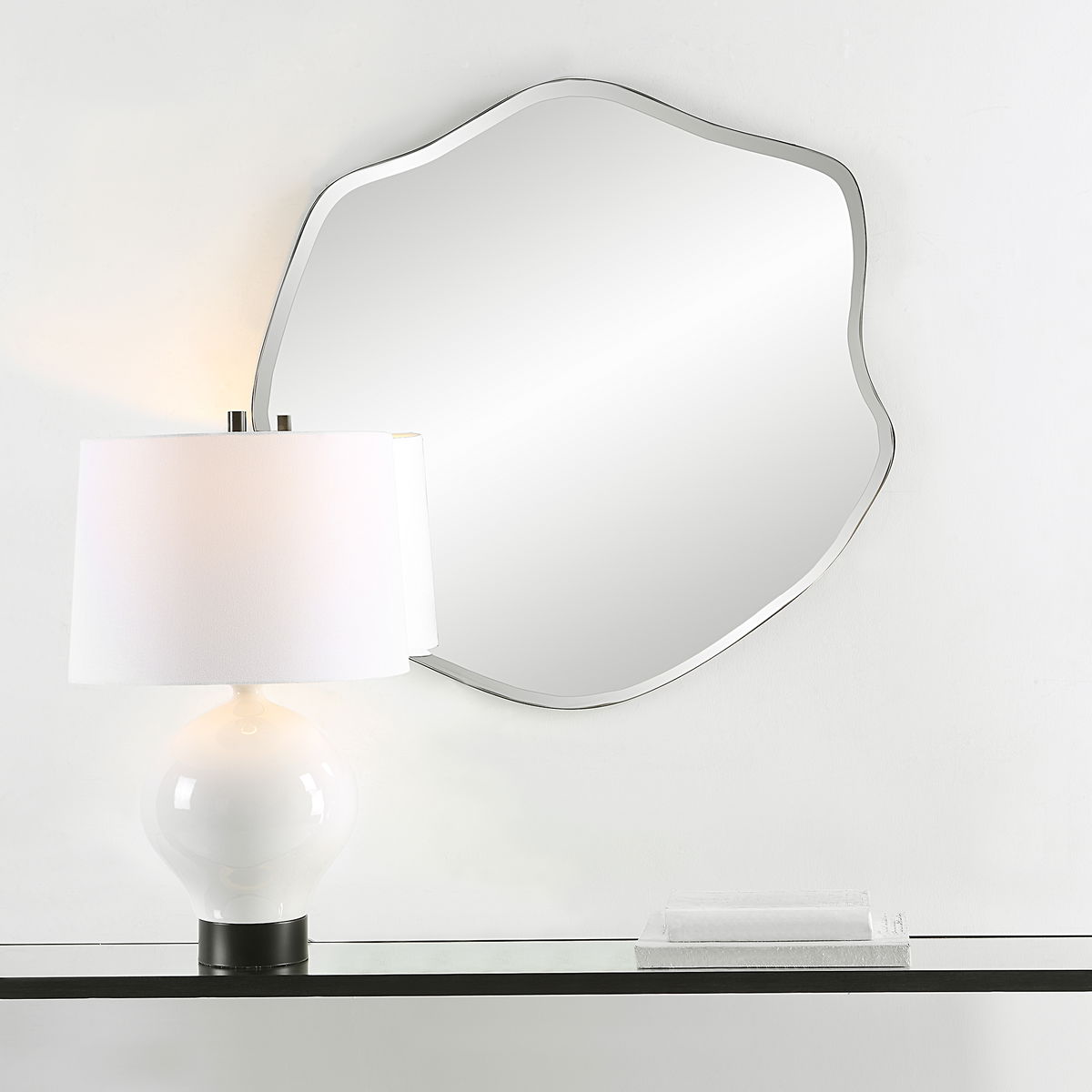 Curiosity Organic Mirror, by Uttermost, 31.25" width x 31.62" height x 0.5" depth View 2
