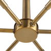 Cret 12 Light Brass Chandelier, Ceiling Light by Uttermost, 31" width x 20.62" height x 31" diameter x 31" depth thumbnail 8