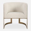 Bellina Plush Barrel Chair thumbnail 0