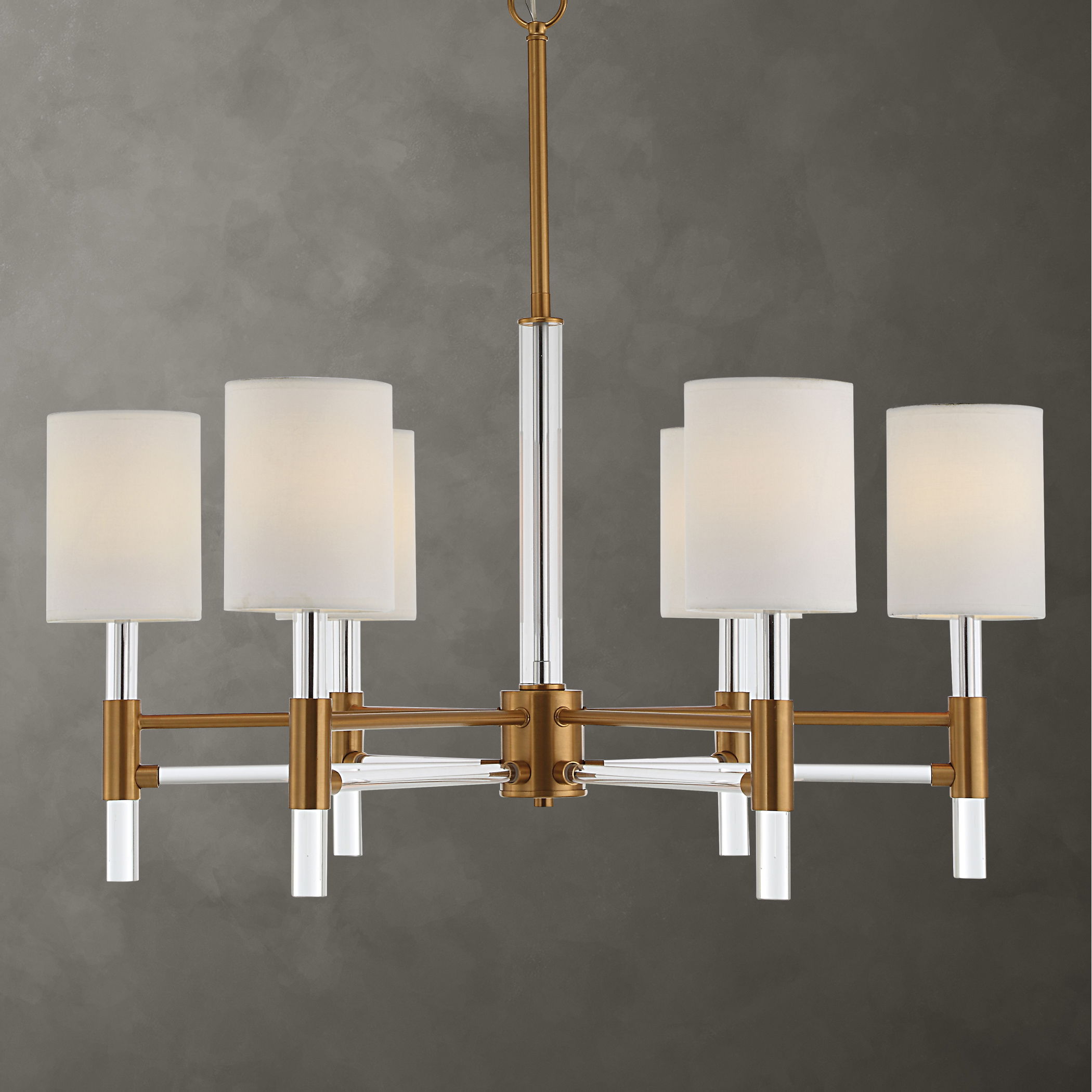 Welkin 6 Light Modern Chandelier large image 