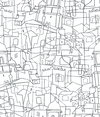 Cubist Cityscape Black Peel & Stick Wallpaper, by York Wall, 20' length x 1'8.5" width x 0.02" depth thumbnail