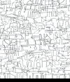 Cubist Cityscape Black Peel & Stick Wallpaper thumbnail 0
