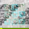 Bahati Wood Wall Décor In Blue Set/9 thumbnail 1