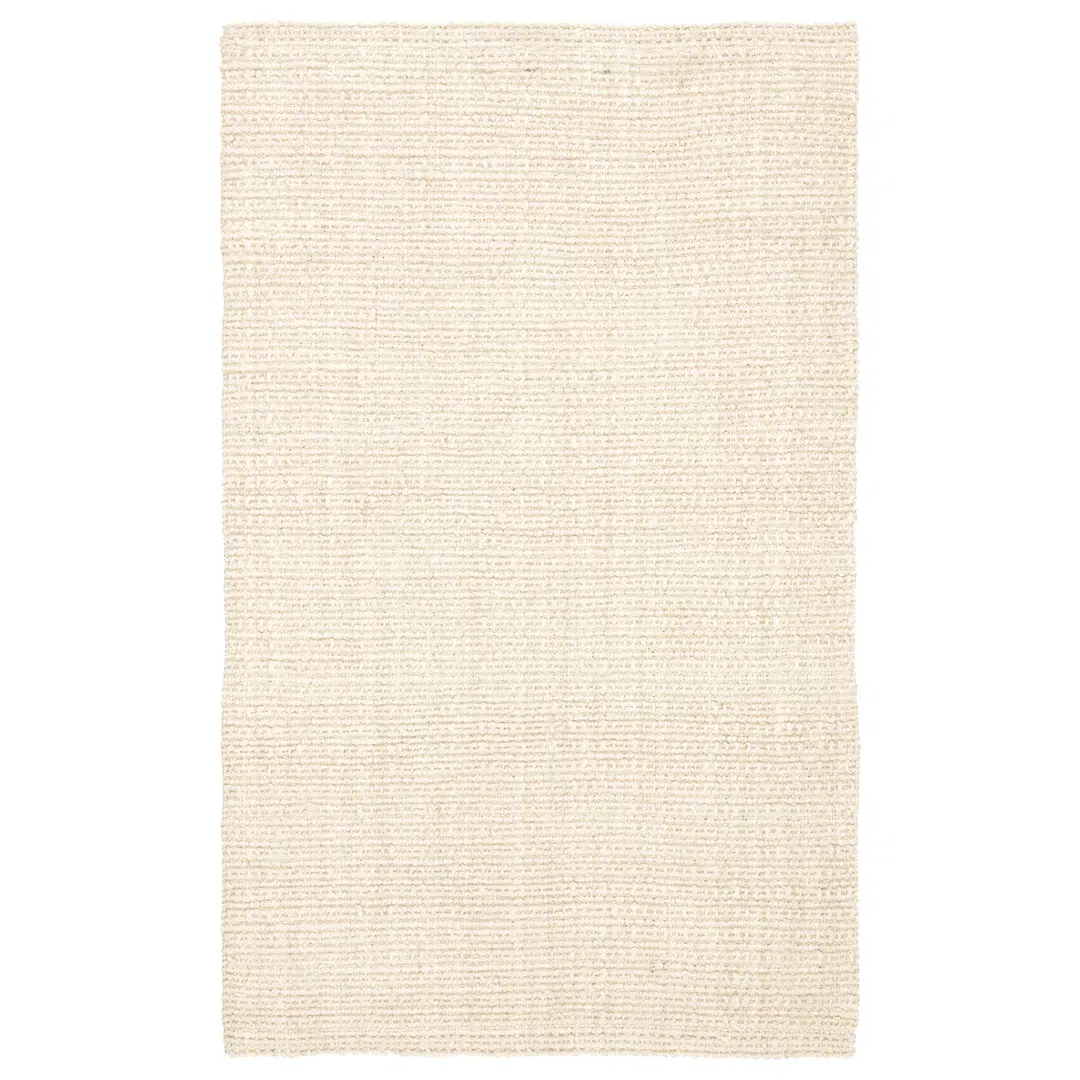Murillo Natural Solid Ivory Area Rug (5'X8') large image 