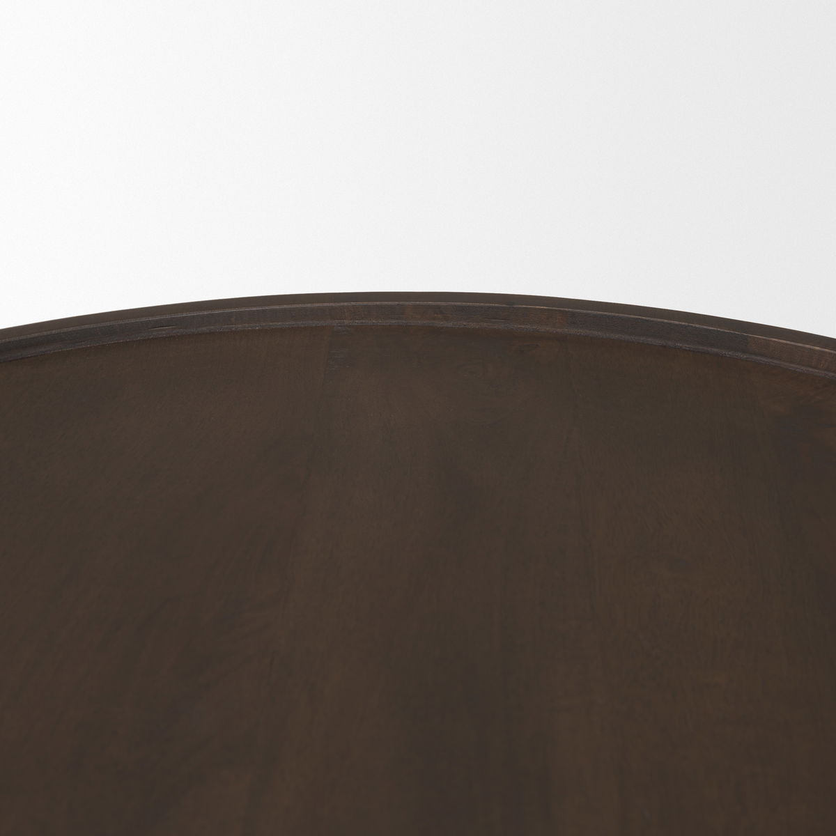 Takoda Dark Brown Wood Tapered Drum Nesting Coffee Tables, by Mercana, 36" length x 36" width x 14" height View 8