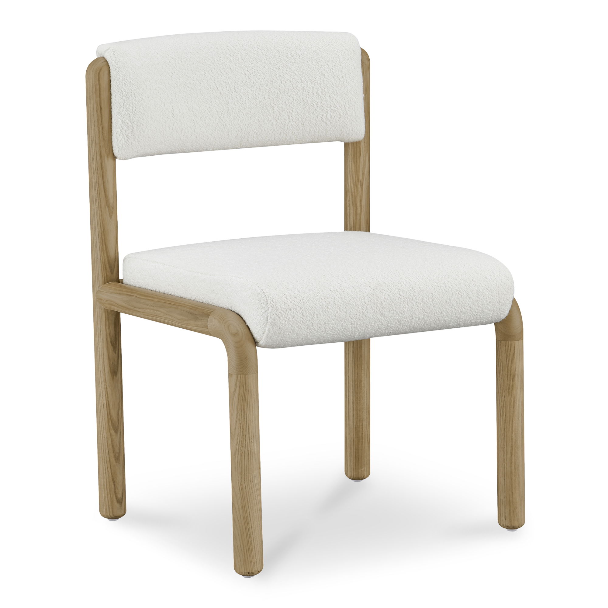 April Dining Chair White-set Of Two, by Moe's Home, 21.6" width x 32" height x 23" depth View 2