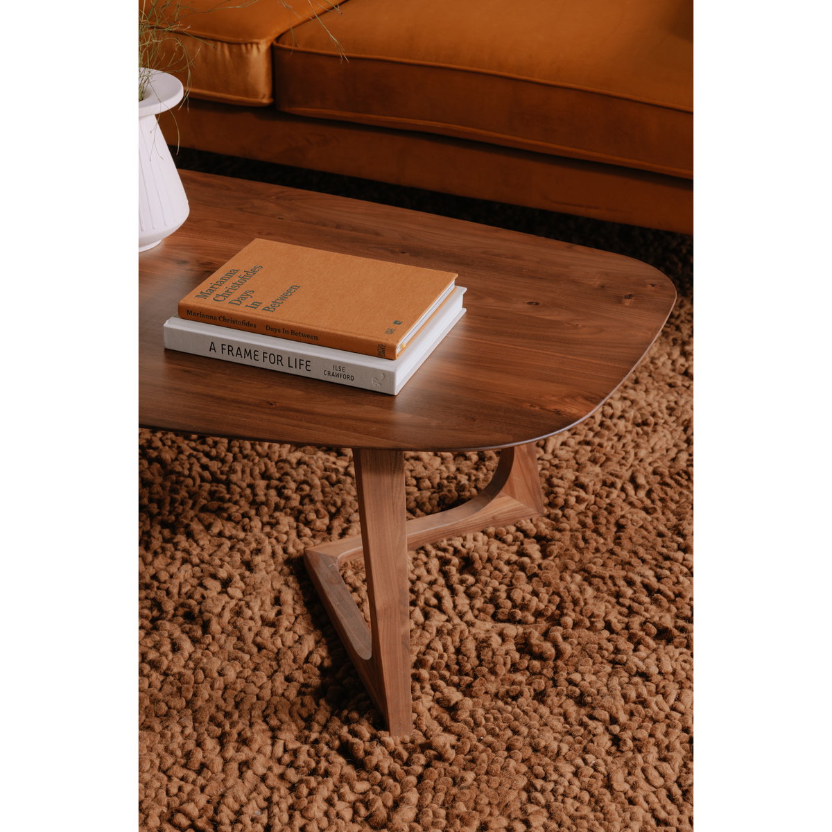 Godenza Small Coffee Table Brown, by Moe's Home, 42" width x 15" height x 27.5" depth View 5