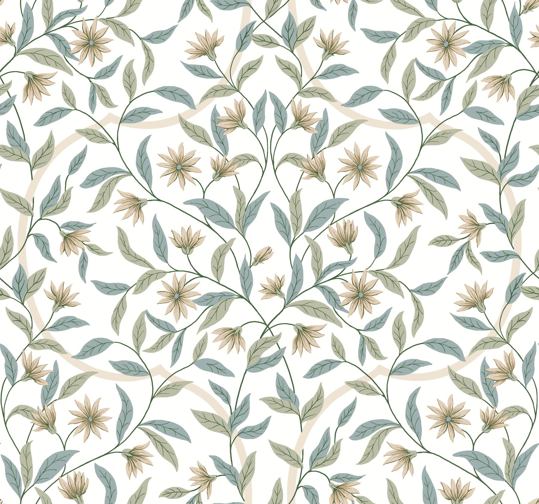 Eucalyptus Jasmine Wallpaper large image 