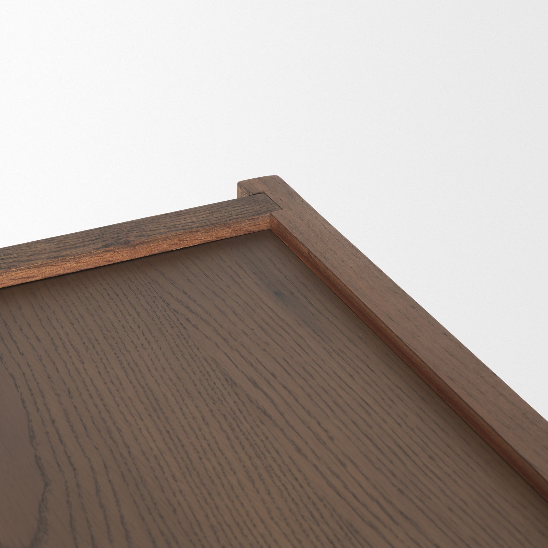 Laraya Dark Brown Wood Arched Console Table, by Mercana, 55" length x 16" width x 30" height View 8