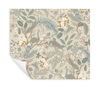 Peacock Garden Linen Peel & Stick Wallpaper thumbnail 3