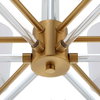 Welkin 6 Light Modern Chandelier, by Uttermost, 30" width x 27.75" height x 30" diameter x 30" depth thumbnail 7