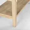 Rosie 76.8' Blonde Wood Console Table, by Mercana, 76.75" length x 16" width x 30" height thumbnail 9