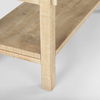 Rosie Large Blonde Wood Console Table, by Mercana, 76.75" length x 16" width x 30" height thumbnail 9