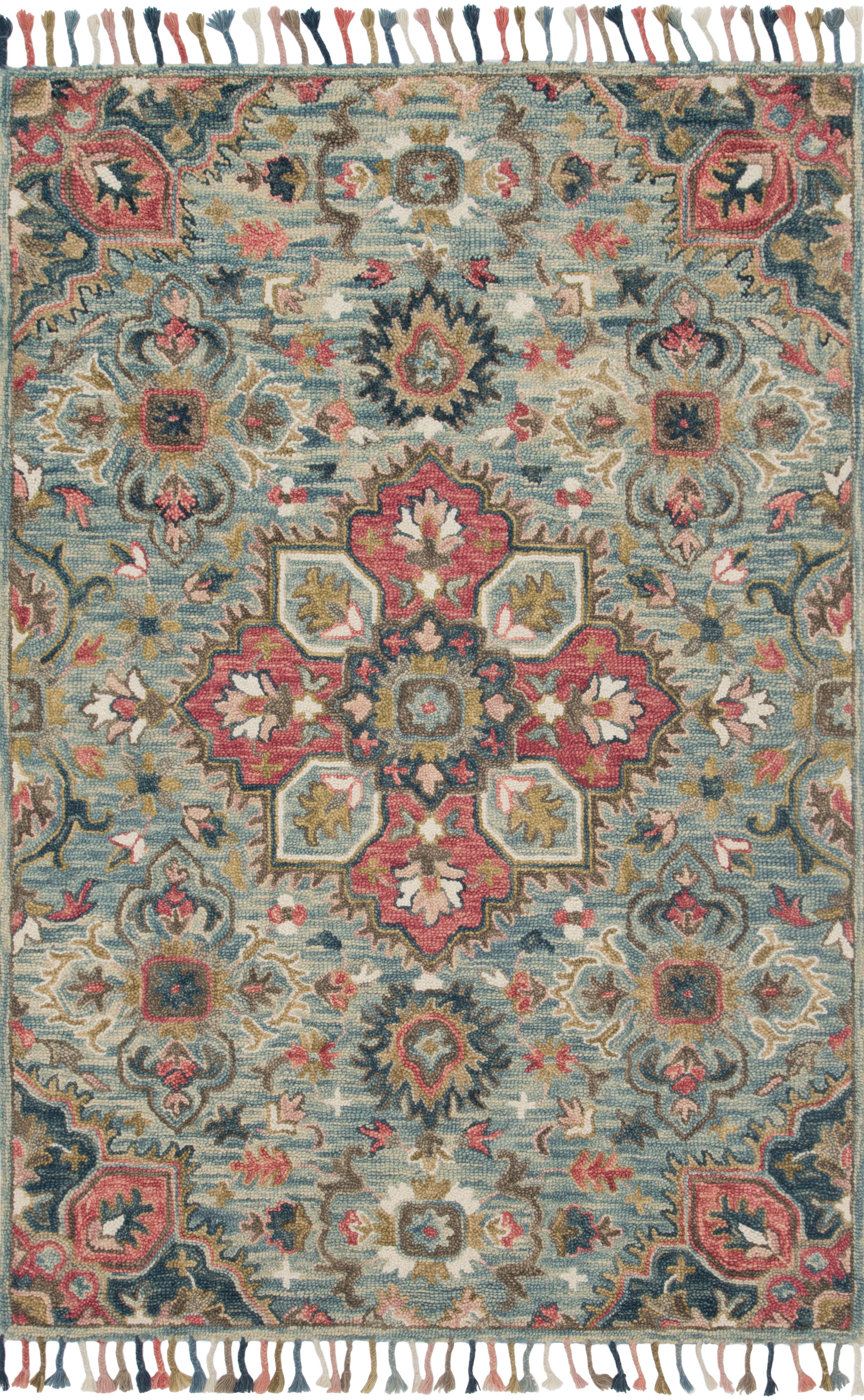 Loloi Zharah Rug, 5' length x 7'6" width
