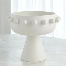 Online Designer Dining Room Spheres Collection Footed BowlIvory