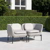 Inou Elements Modular Two-seater Sofa, Outdoor Furniture by Crescent Garden, 4'7.8" width x 2'2.4" height x 2'3.8" depth thumbnail 4