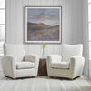 Teddy White Shearling Accent Chair thumbnail 1