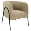 Jacobsen Tan Shearling Barrel Chair thumbnail 3