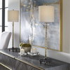 Parnell Industrial Buffet Lamp, Table Lamp by Uttermost, 9" width x 33.75" height x 9" depth thumbnail 2