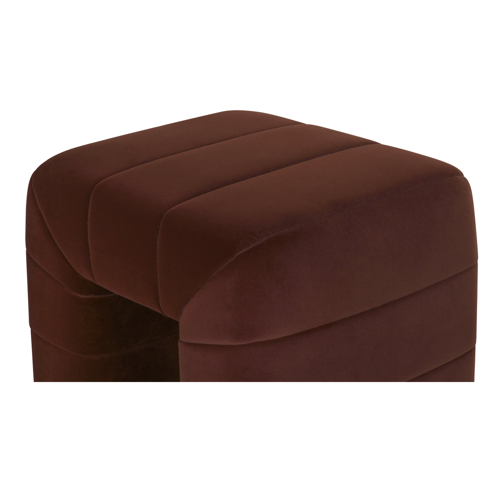 Verity Stool Warm Brown, Counter & Bar Stool by Moe's Home, 23" width x 18" height x 20" depth View 4