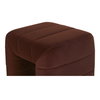 Verity Stool Warm Brown, Counter & Bar Stool by Moe's Home, 23" width x 18" height x 20" depth thumbnail 4