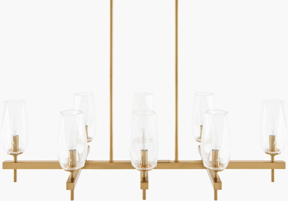 Merivelle Chandelier, by Surya, 14" length x 39" width x 11" height