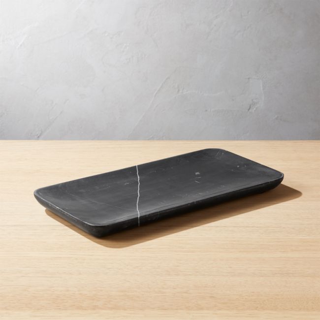 Online Designer Bathroom Nexus Black Marble Tank Tray