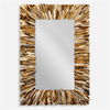 Teak Branch Rectangular Mirror thumbnail 0