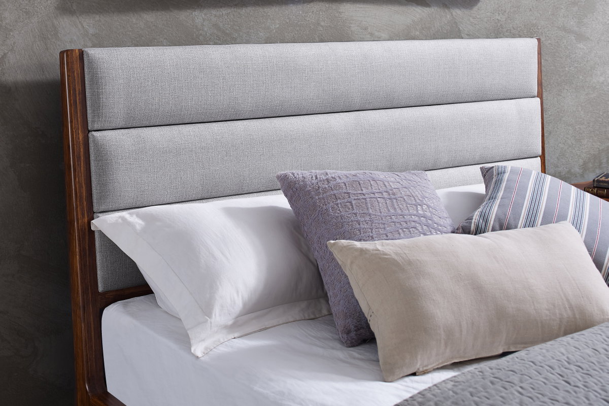Mercury Upholstered California King Platform Bed, Exotic, by Greenington, 91" length x 77" width x 42" height View 4