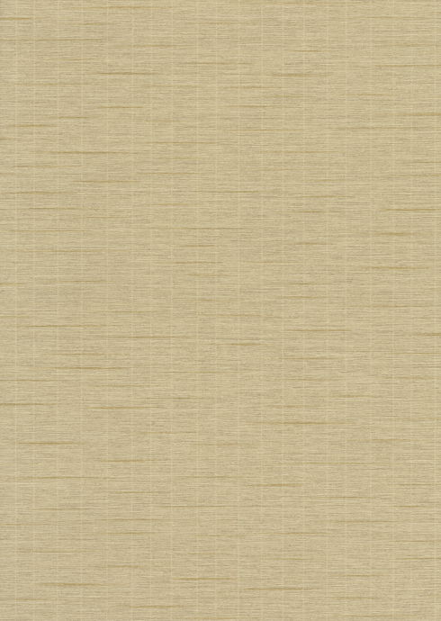 Weave with Pinstripe Khaki Wallpaper