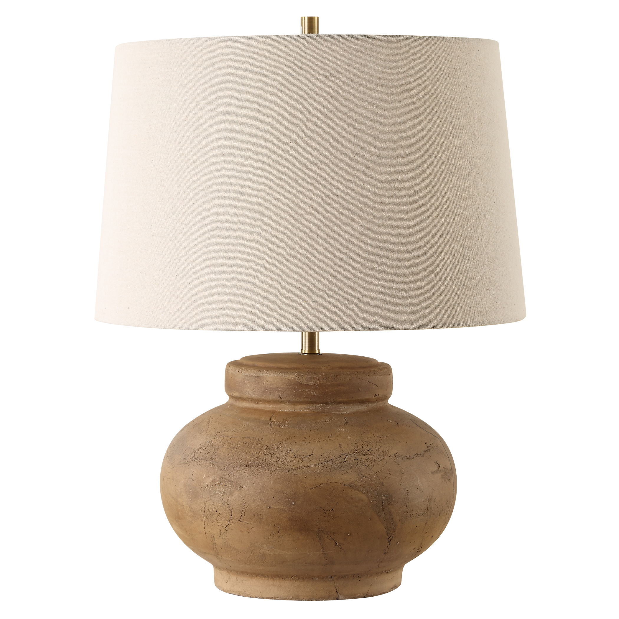 Urbino Aged Terracotta Table Lamp large image 