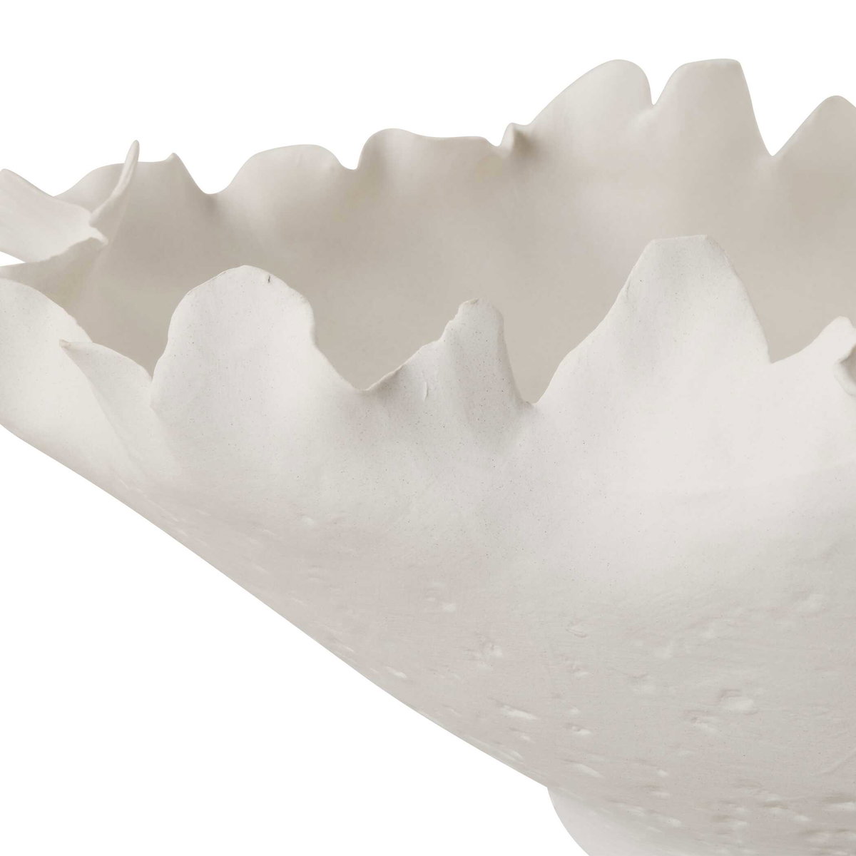 Blossom Short Off-white Bowl, by Uttermost, 1'4.75" width x 4.5" height x 1' depth View 7