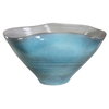 Blue Crest Ceramic Bowl, Decorative Tray by Uttermost, 17" width x 9" height x 13.5" depth thumbnail 4