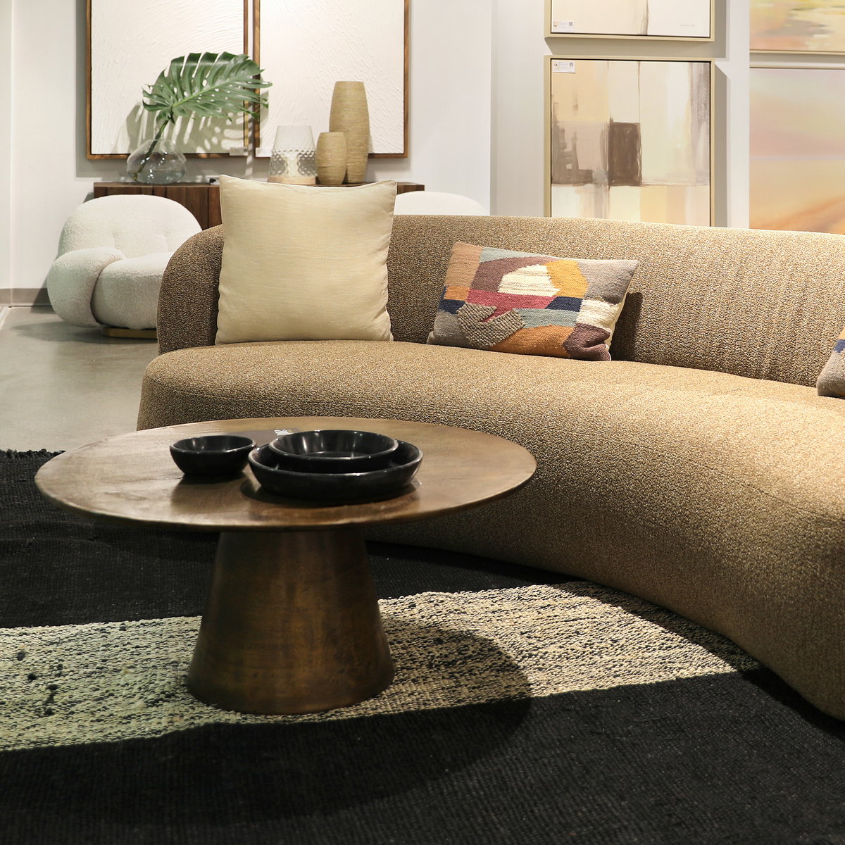 Isak Coffee Table, by Dovetail, 36" width x 16" height x 36" depth View 4