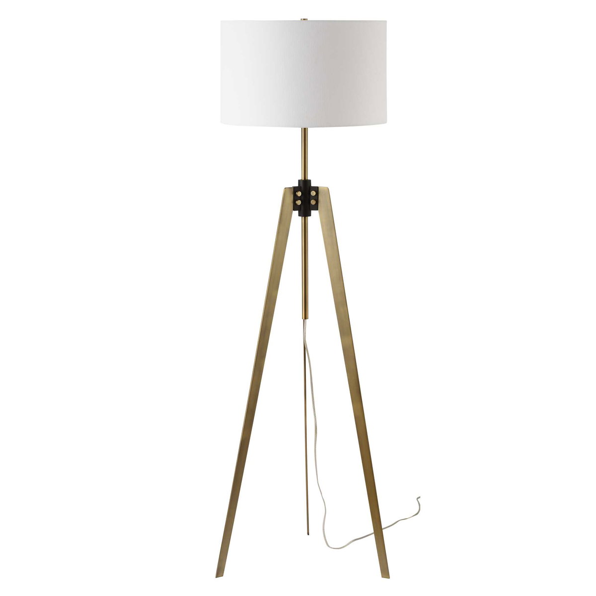 Anchorage Tri-pod Floor Lamp, by Uttermost, 1'7" width x 5'3.5" height x 1'7" depth View 5