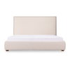 Luzon King Bed Tall Headboard Wheat, by Moe's Home, 85.5" width x 55" height x 88.5" depth thumbnail 1