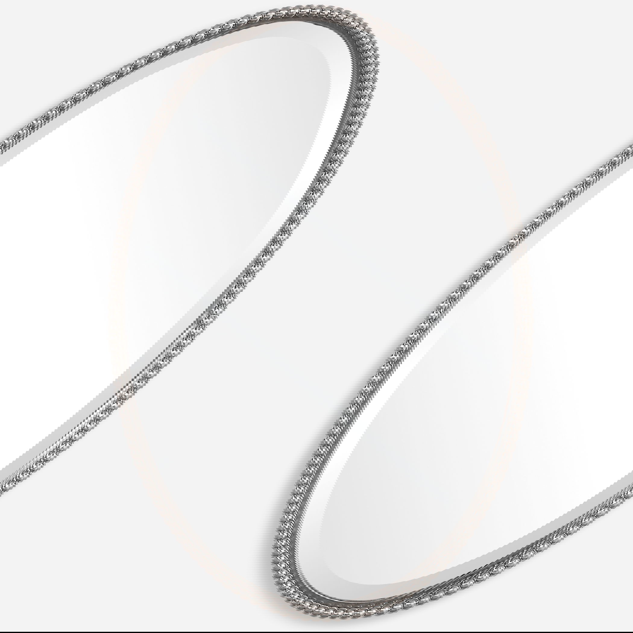 Sherise Brushed Nickel Oval Mirror, by Uttermost, 22" width x 32" height x 1.75" depth View 1