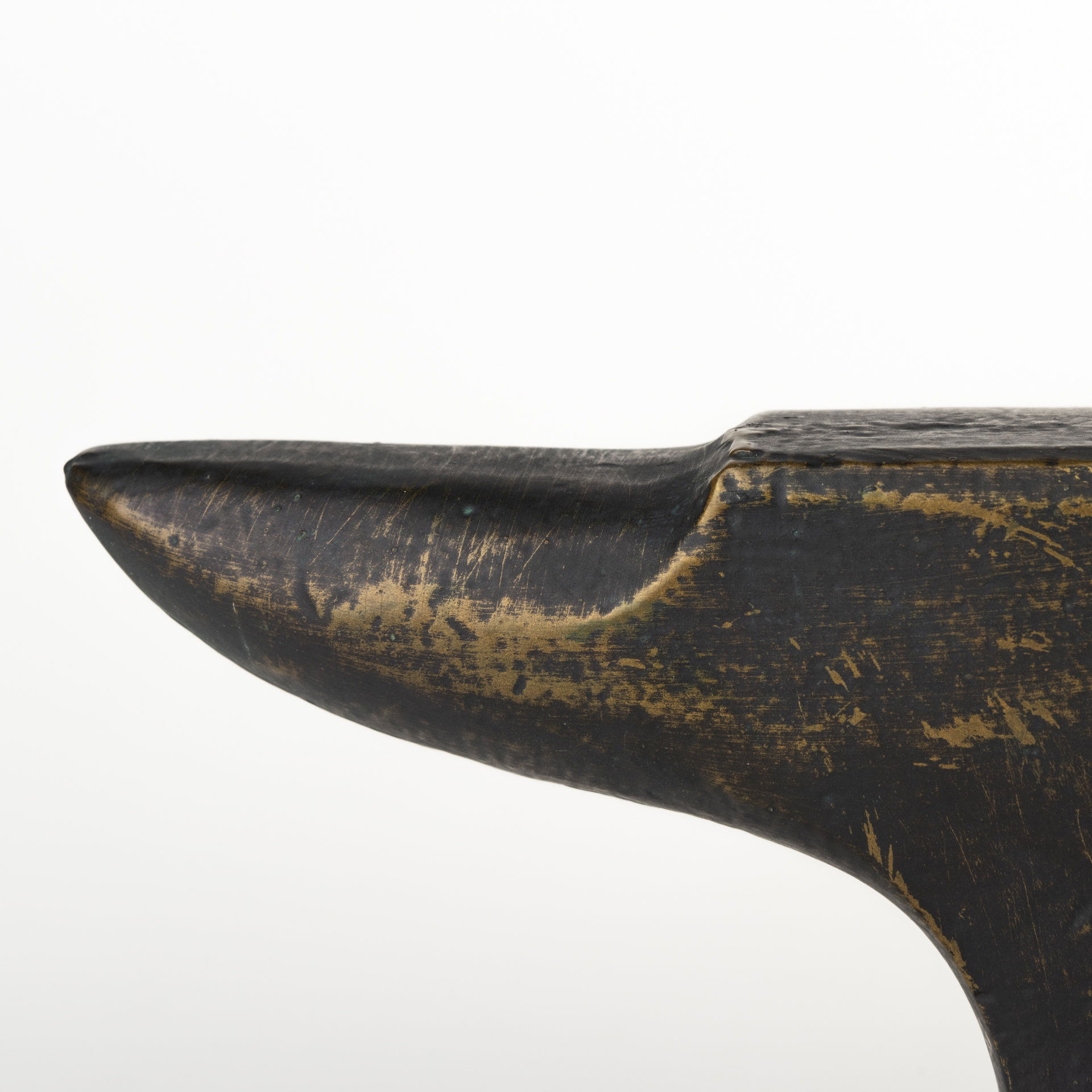 Anvilia (Set of 2) 12L x 4W Black With Gold Accents Anvil Shaped Bookends, by Mercana, 11.81" length x 3.54" width x 6.3" height View 9