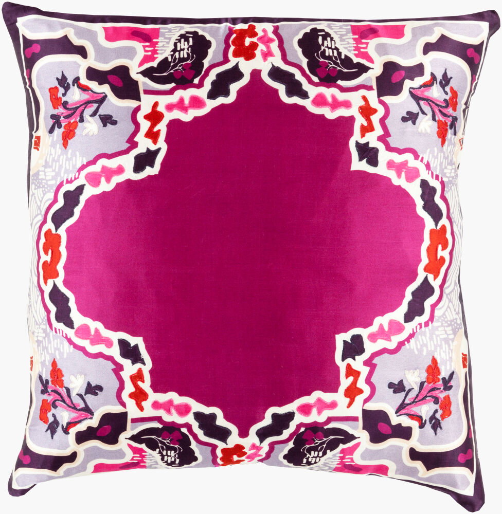Geisha Accent Pillow, Decorative Pillow by Surya, 18" length x 18" width