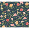 Roses Navy Wallpaper thumbnail 0