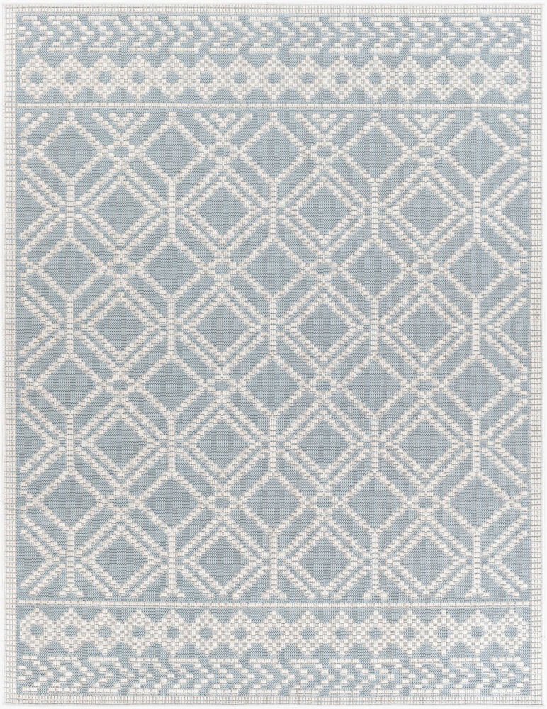 Montego Bay Machine Woven Rug, by Surya, 1'3.75" length x 1'3.75" width