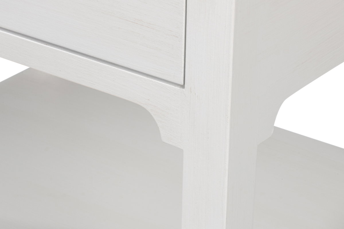Windy Single Drawer Side Table, by Sarreid, 1'6" length x 1'10" width x 2'3" height View 6