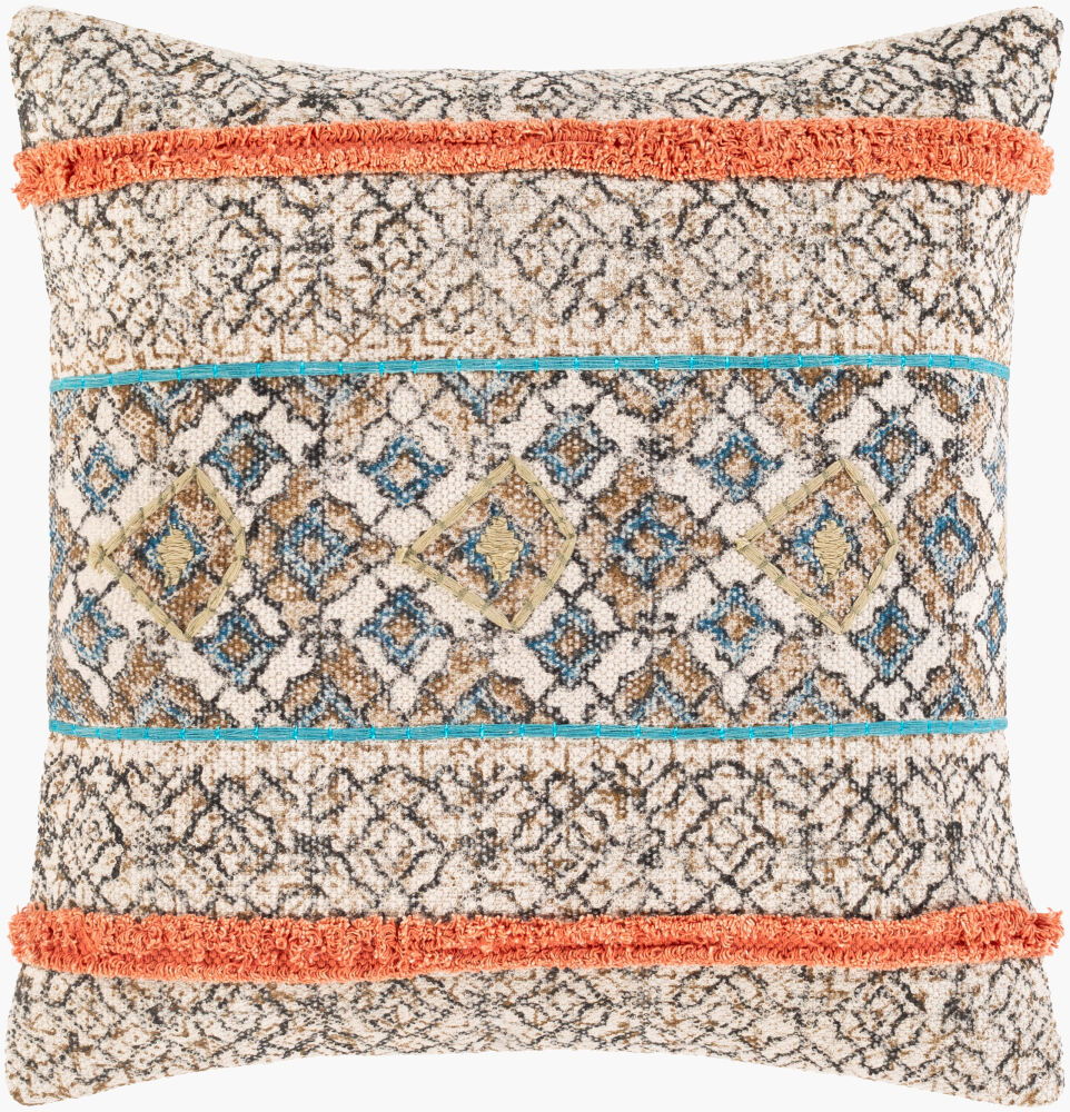 Dayna Accent Pillow Down, Decorative Pillow by Surya, 18" length x 18" width