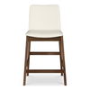 Deco Counter Stool White Pvc, Counter & Bar Stool by Moe's Home, 21.7" width x 38.9" height x 20.8" depth thumbnail 1