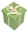 Ferrell Leather Holiday Boxes,S/3,Green, Decor by Sarreid, 8" length x 8" width x 9" height thumbnail 8