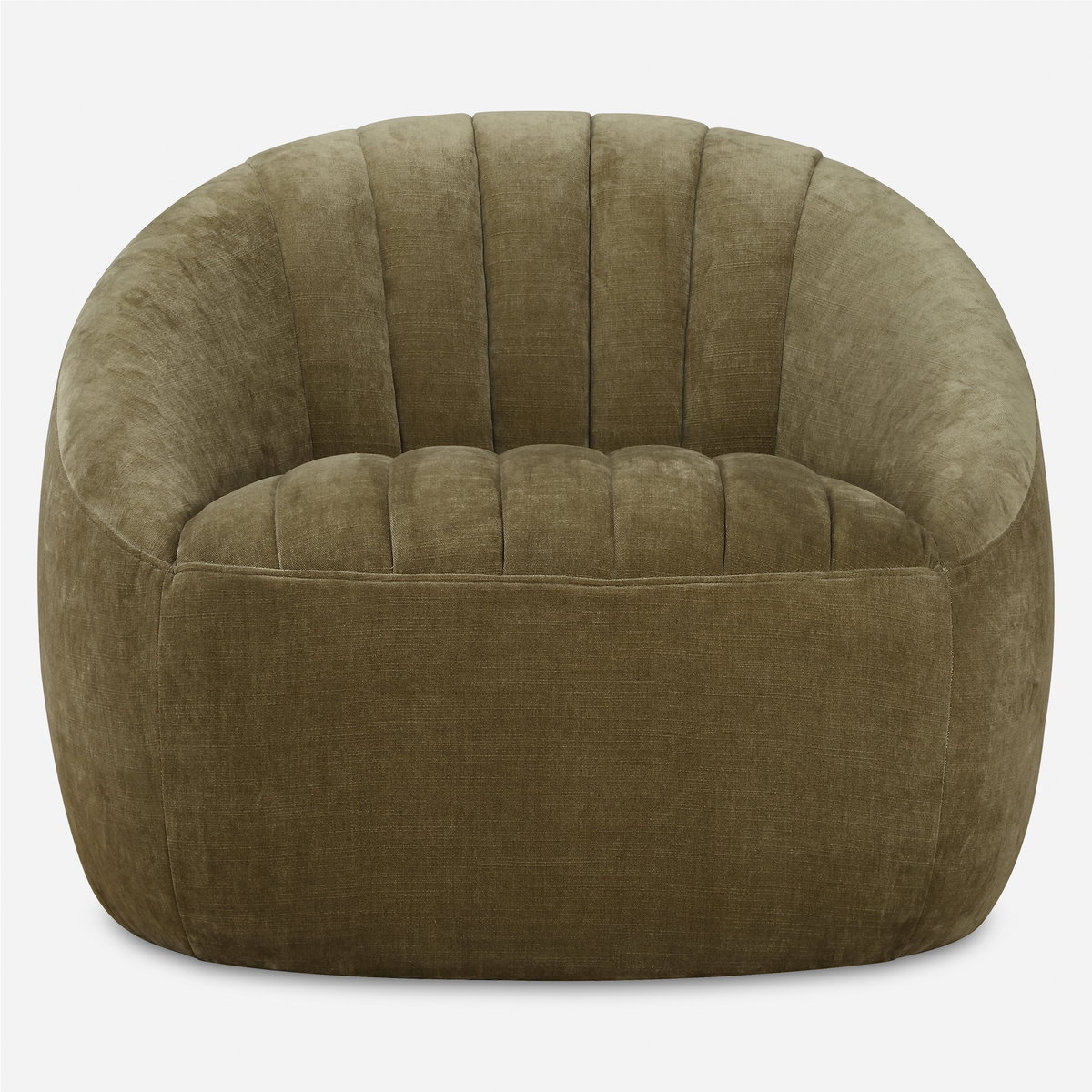 Narrows Moss Green Swivel Chair, Accent Chair by Uttermost, 37" width x 29" height x 35" depth View 1