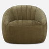 Narrows Moss Green Swivel Chair, Furniture by Uttermost, 37" width x 29" height x 35" depth thumbnail 1