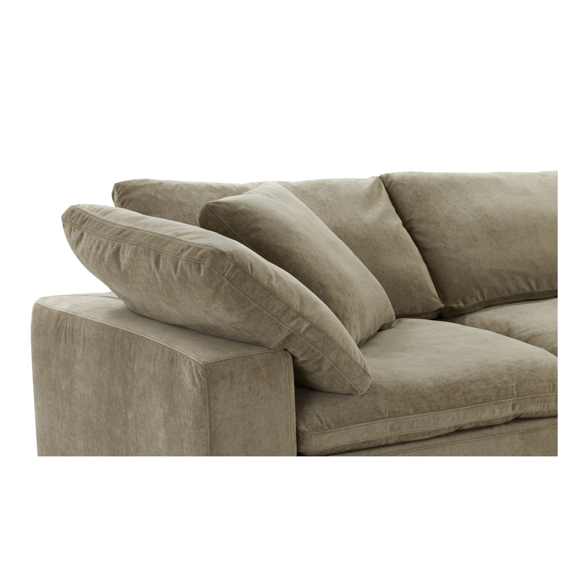 Clay Lounge Modular Sectional Desert Sage large image 